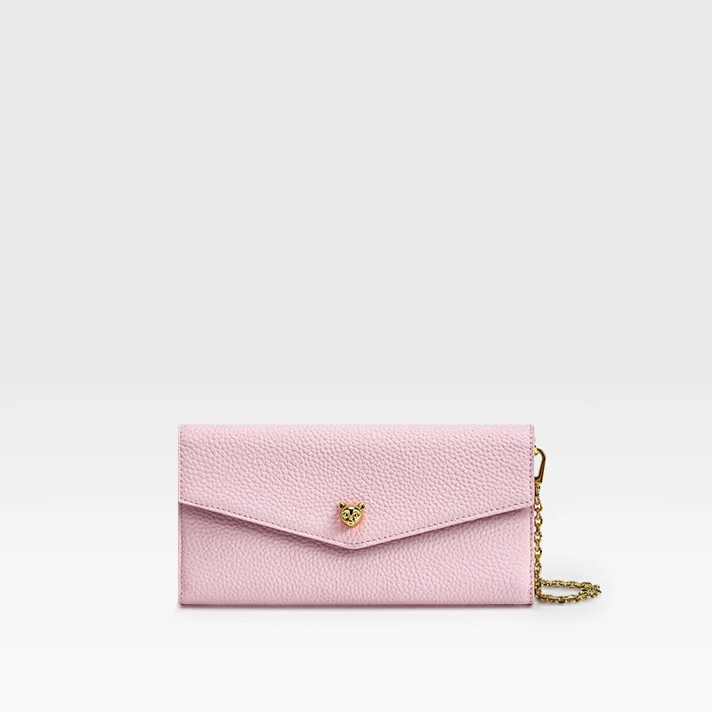 Leather Chain Wallet Bag