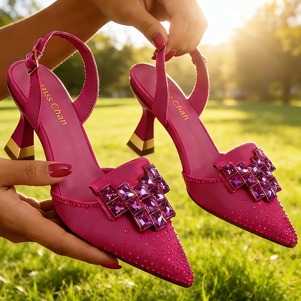 Venus Chan Elegant Women's Pumps - Fashion-Forward High-Quality Shoes for Nigerian Weddings and Special Events