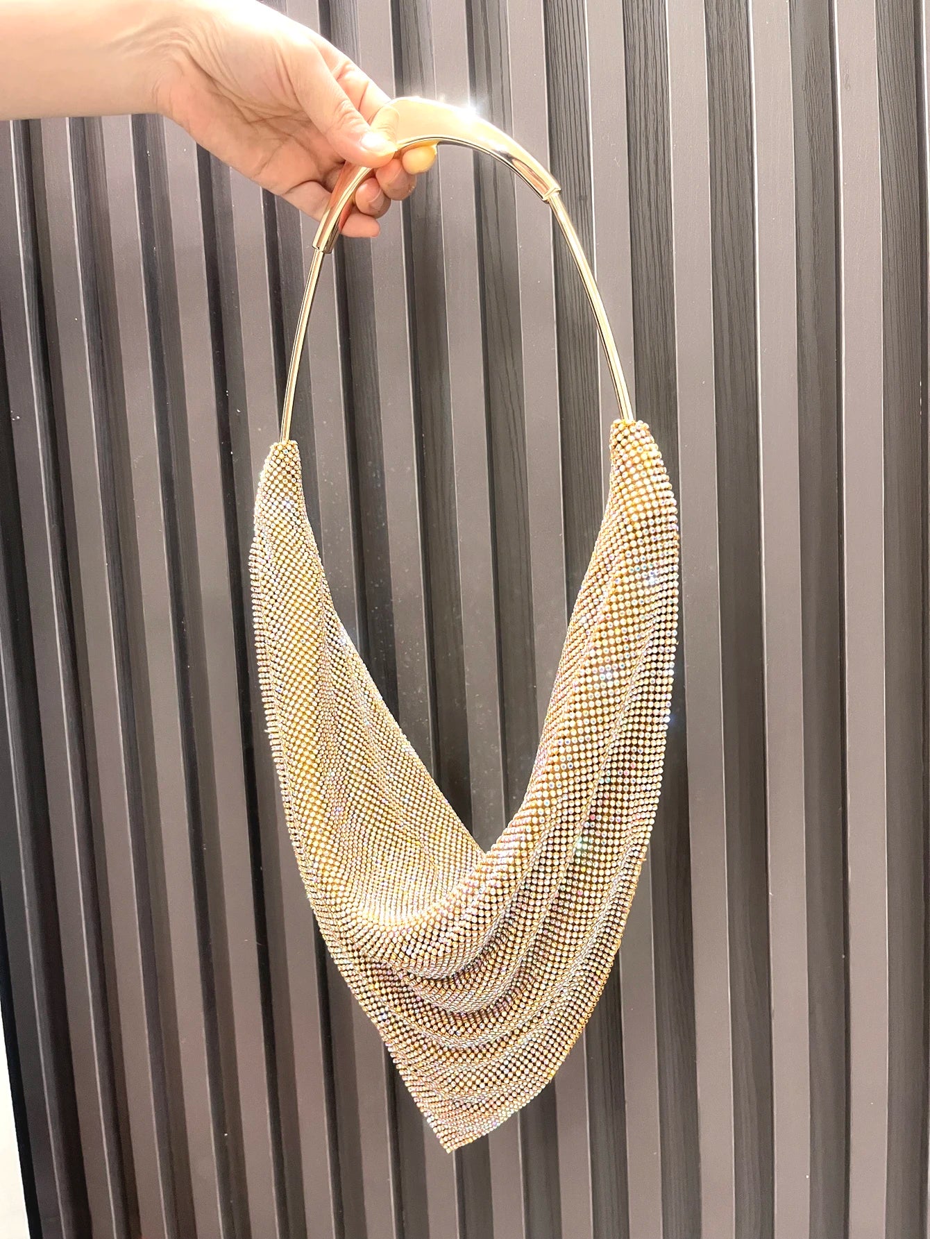 Luxury Rhinestone Evening Clutch Bag