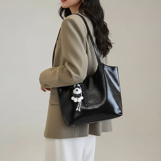 FOXER Soft PU Leather Tote Bag
