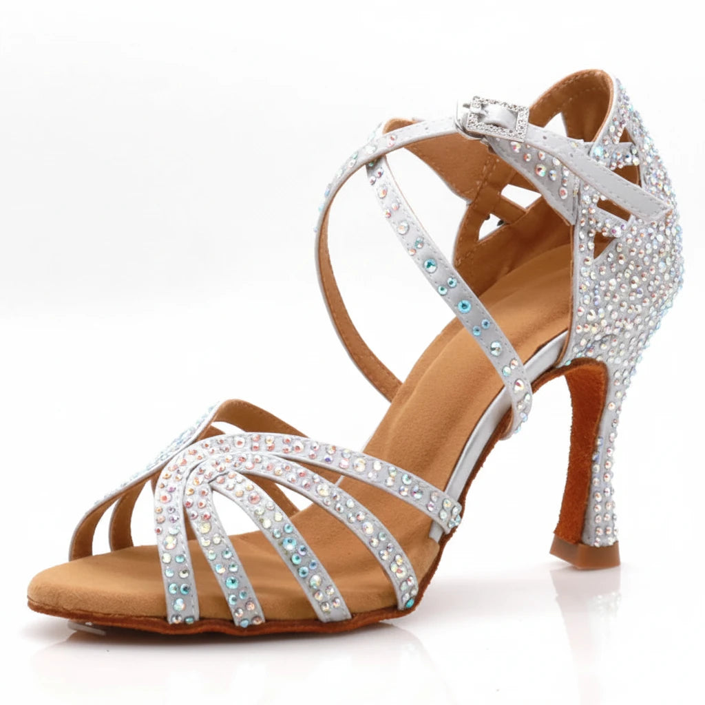 WUXIJIAO Jazz Shoes Latin Dance Shoes Female Latin Salsa