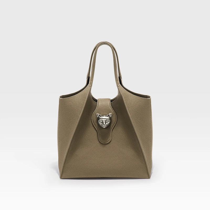 Genuine Leather Travel Tote