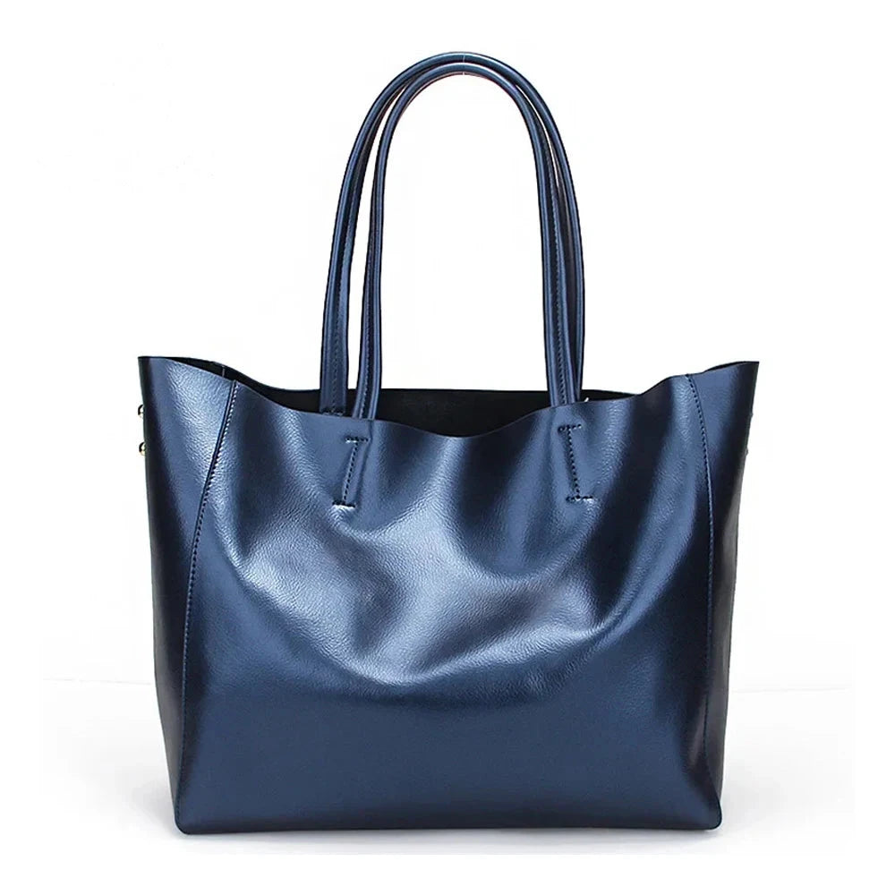 Zency Everyday Leather Shoulder Tote