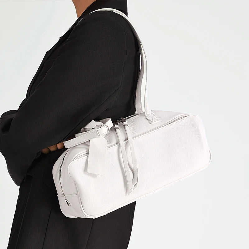Large Leather Tote Shoulder Bag
