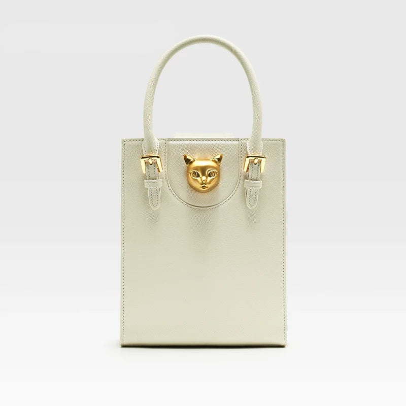 BAFELLI Mini Leather Tote Crossbody Bag