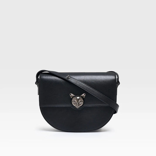 BAFELLI 2026 Genuine Leather Saddle Crossbody Bag