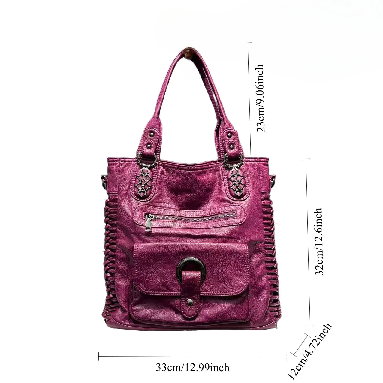 Y2K Motorcycle Shoulder Handbag