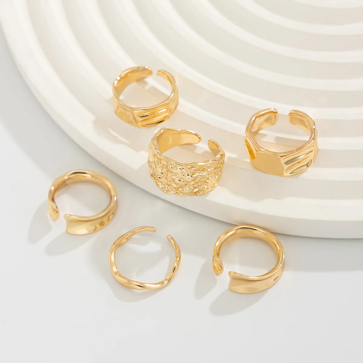 Sun & Starfish Ring Set