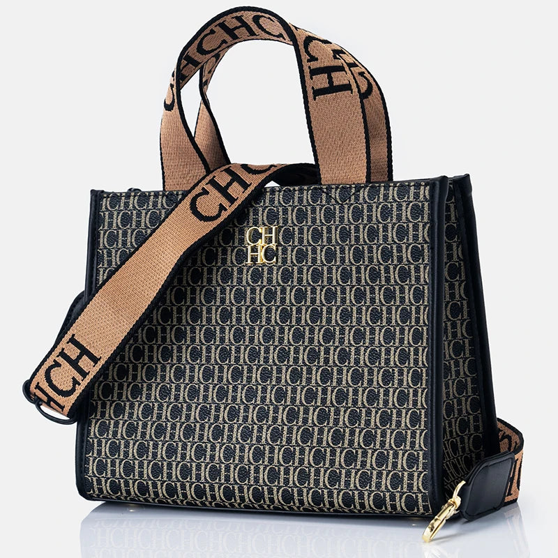 Embossed PU Leather Tote Bag