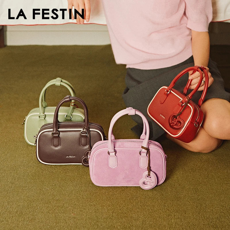 LA FESTIN Leather Crossbody Handbag