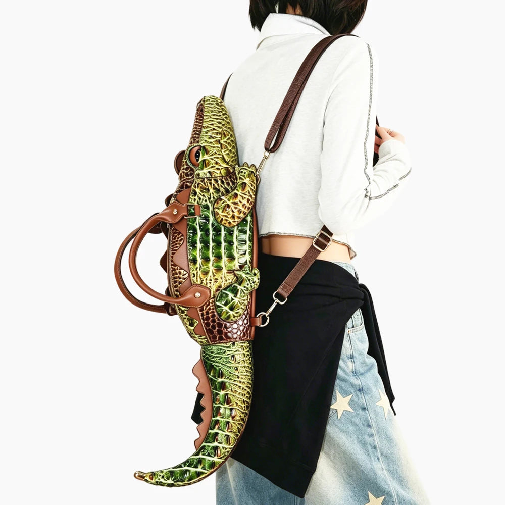 Handmade PU Leather Shoulder Bag