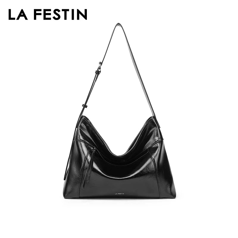 LA FESTIN Oversized Leather Tote