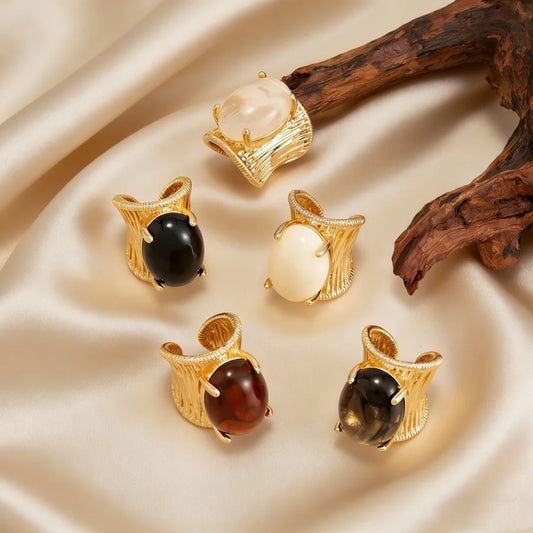 Amber Statement Ring