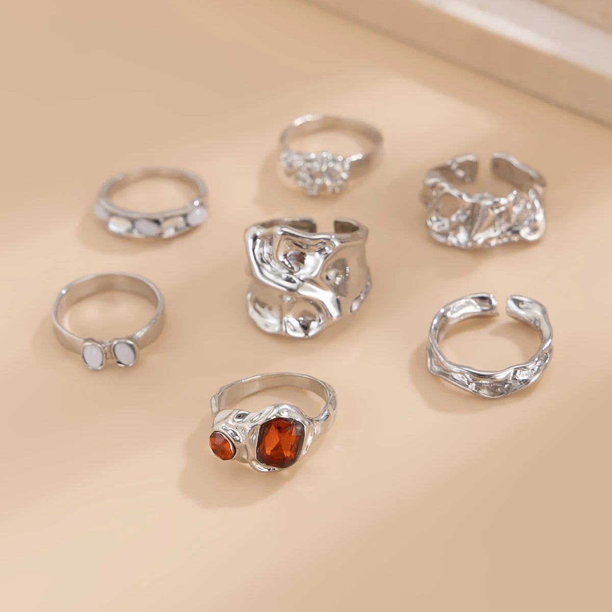 Folded Open Ring Set