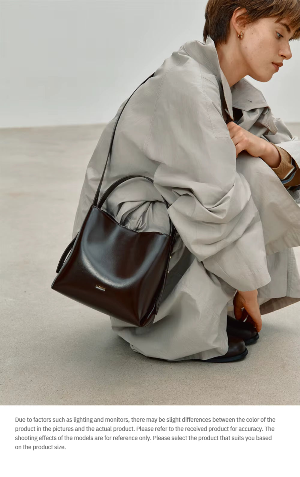 LA FESTIN Bucket Shoulder Tote Bag