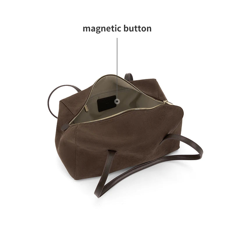 LA FESTIN Leather Bowling Bag