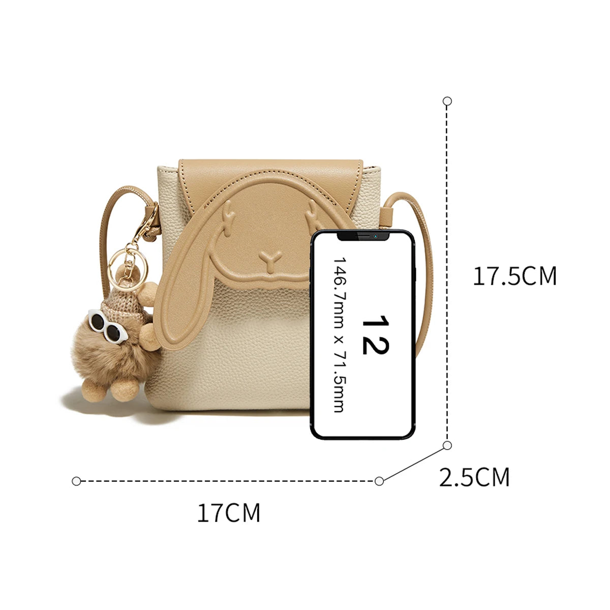 FOXER Rabbit Mini Crossbody Bag