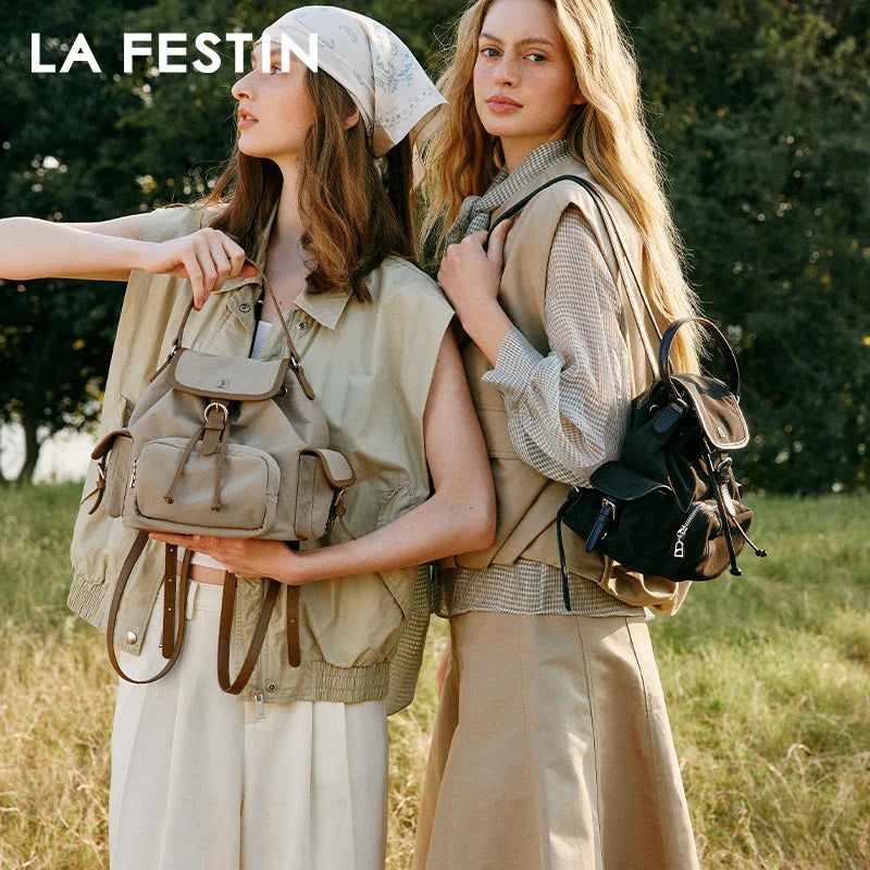 LA FESTIN Leather Backpack Bag