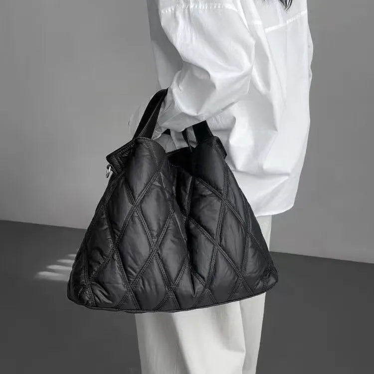 Quilted Puffer Shoulder Bag