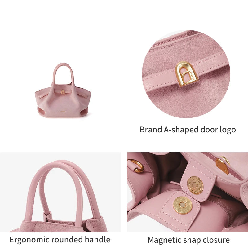 LA FESTIN Leather Bucket Bag