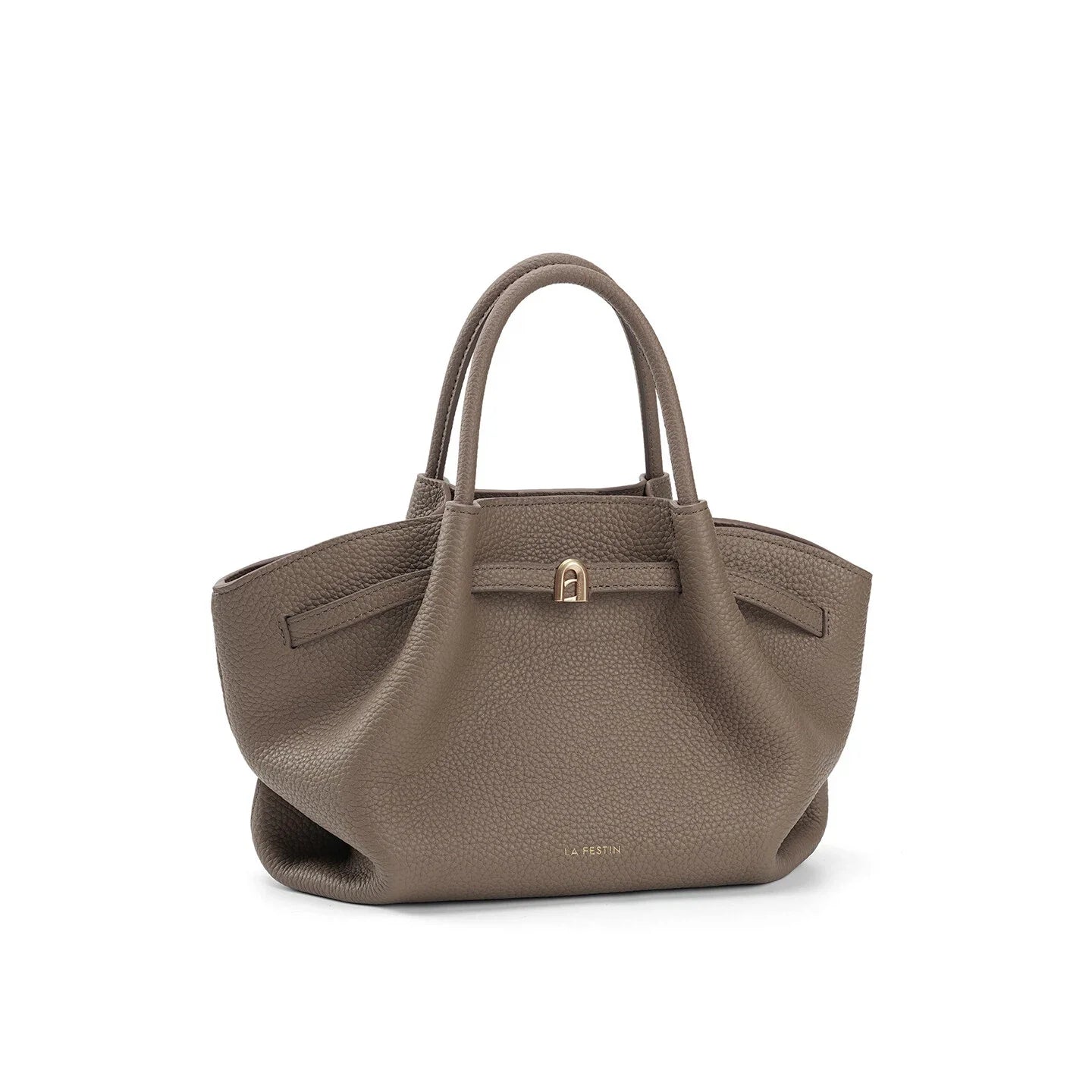LA FESTIN Small Leather Tote Bag