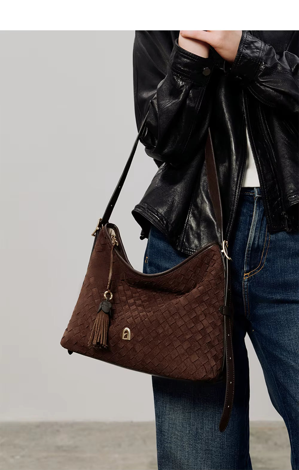 LA FESTIN Large Leather Tote Bag