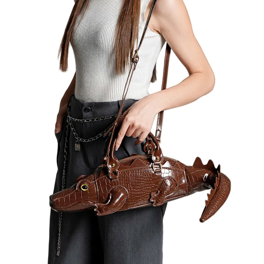 Handmade PU Leather Shoulder Bag