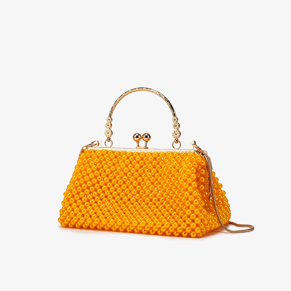 Purses and Handbag Luxury Designer Clutch Purse Handmade Pearl