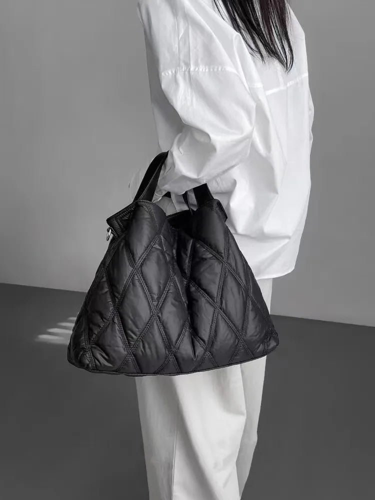 Quilted Puffer Shoulder Bag