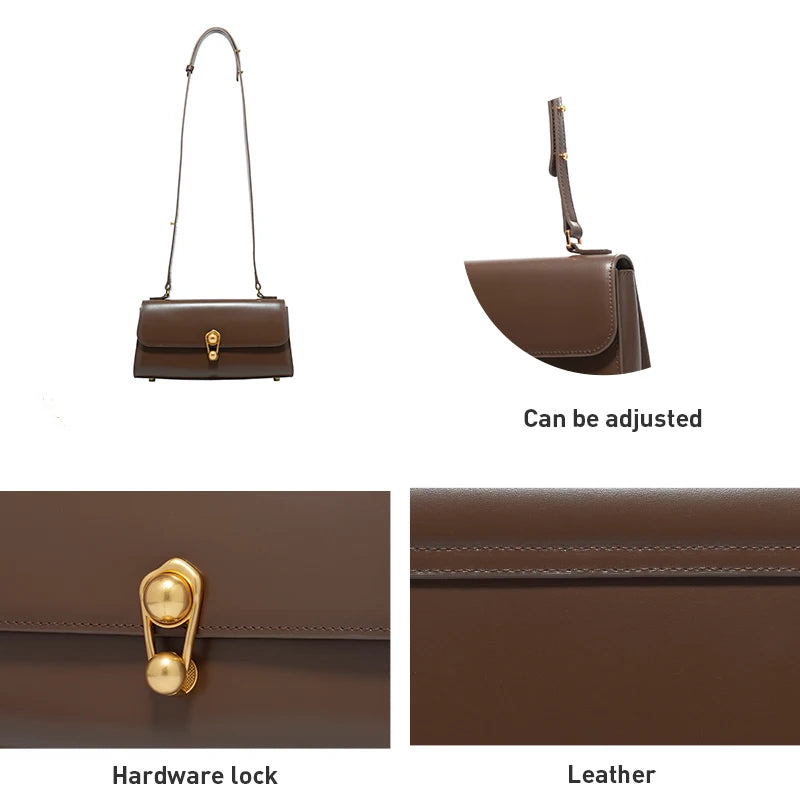 LA FESTIN Leather Shoulder Crossbody Bag