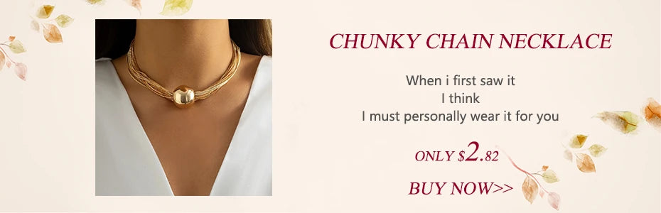 Snake Chain Ball Pendant Choker