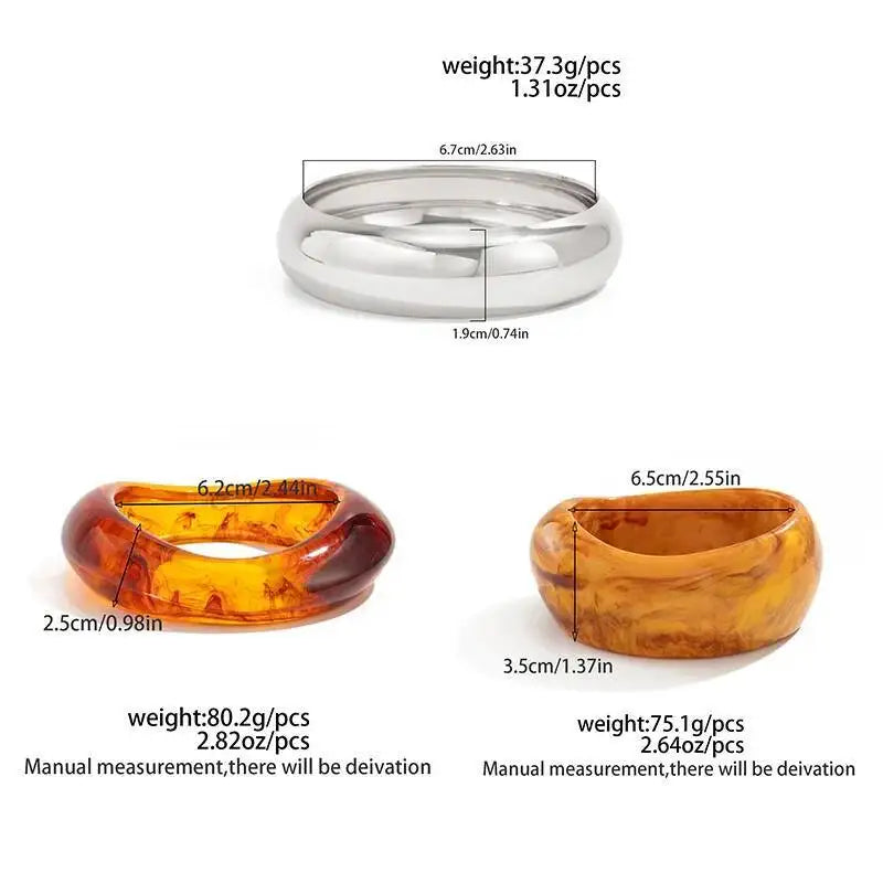 Brown Resin Bangle
