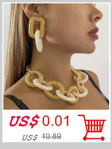 Snake Chain Ball Pendant Choker