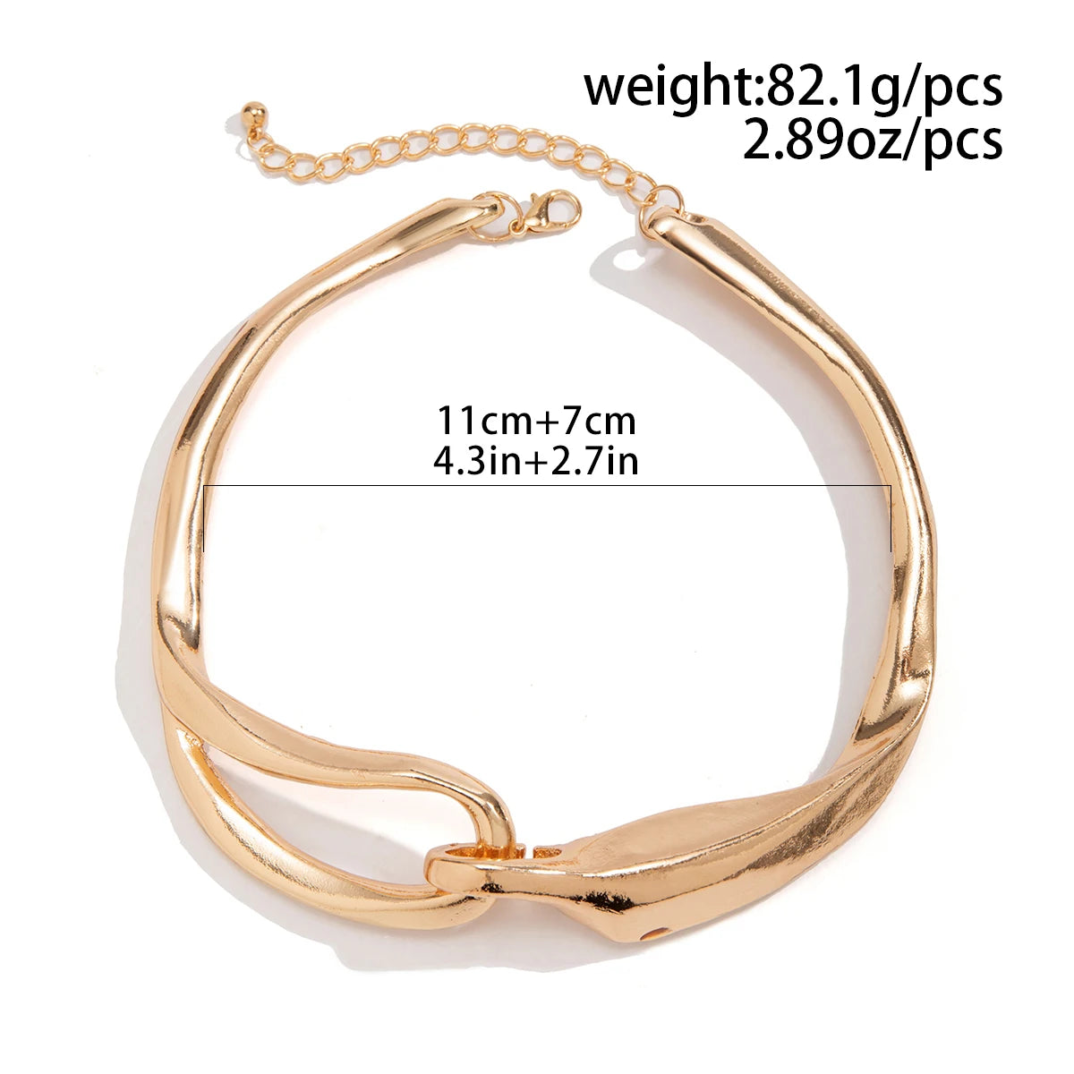 Chunky Metal Chain Choker