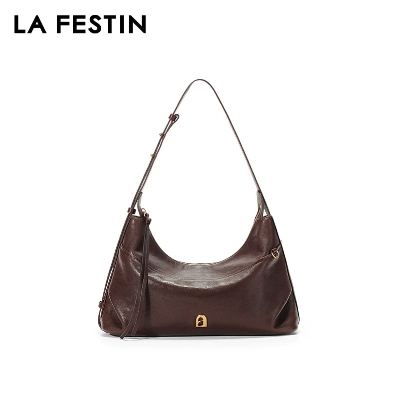 LA FESTIN Leather Tote Crossbody Bag 2026