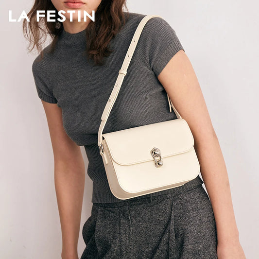 LA FESTIN Small Leather Crossbody Bag