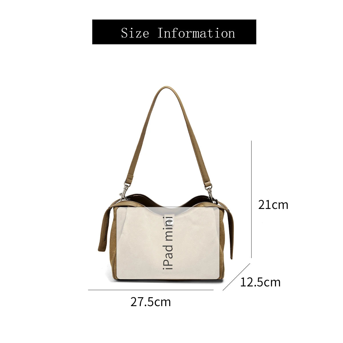 FOXER Genuine Leather Hobo Bag