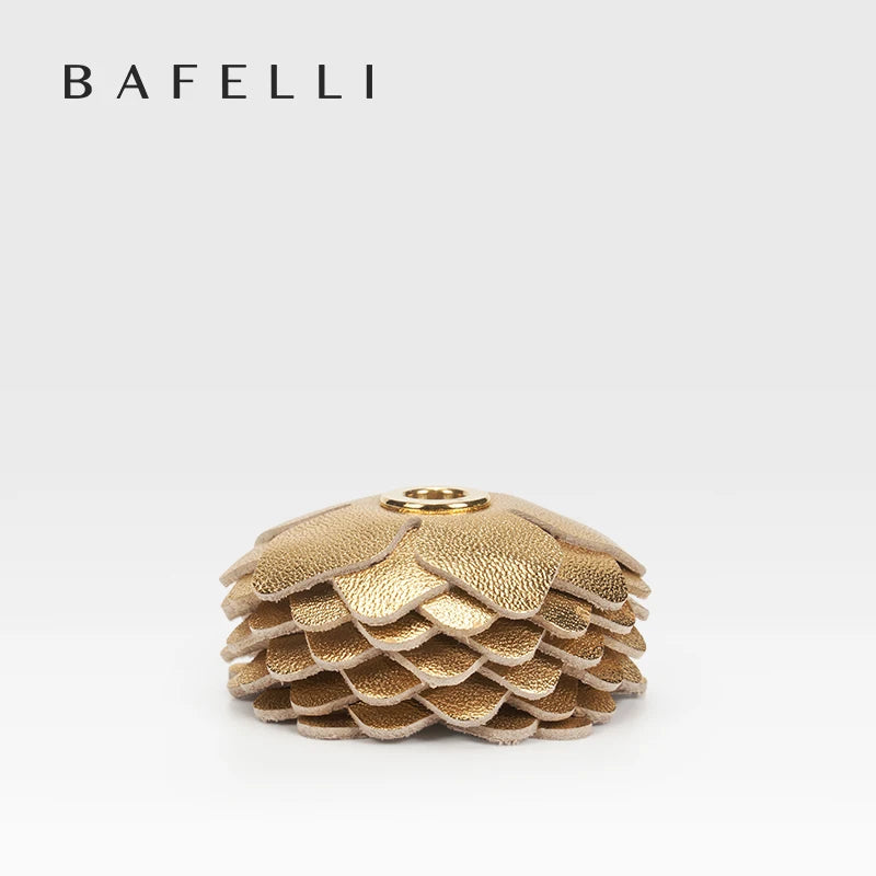 BAFELLI Cat-Shaped Leather Bag Charm