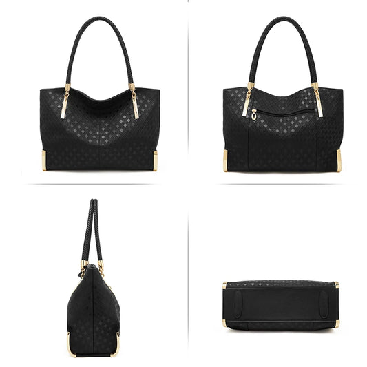 FOXER Genuine Leather Tote Handbag