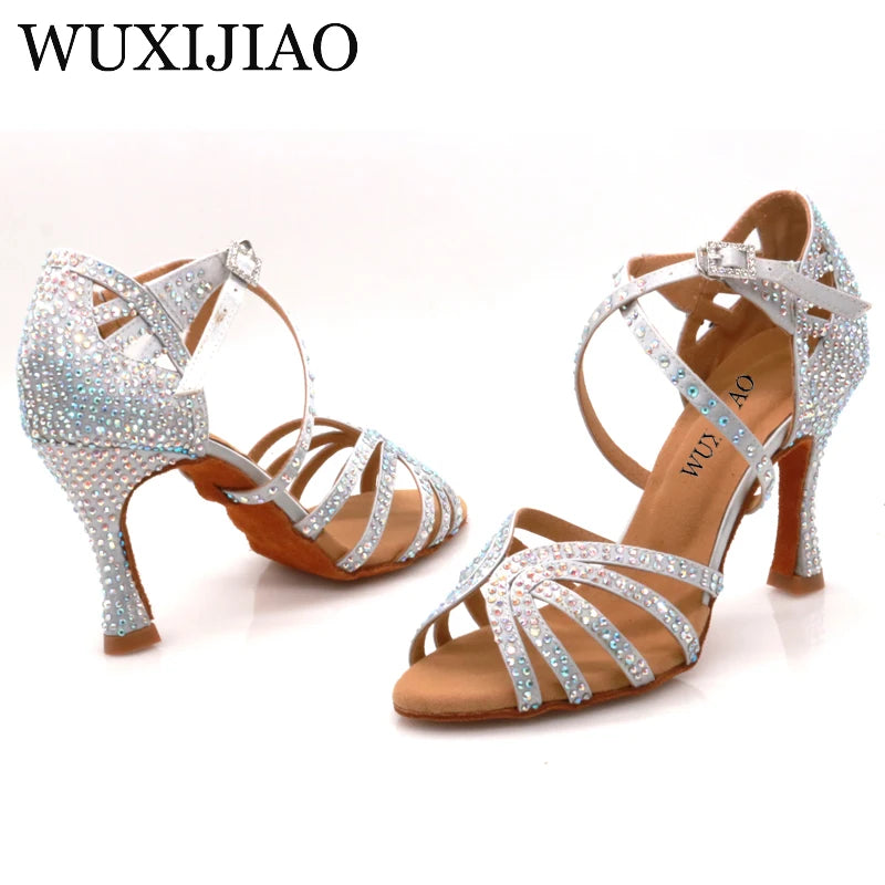 WUXIJIAO Jazz Shoes Latin Dance Shoes Female Latin Salsa