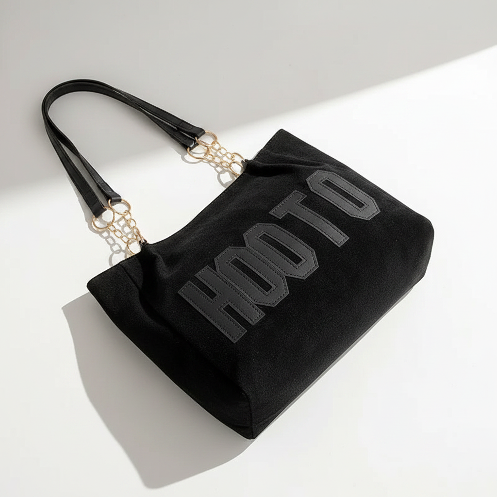 Solid Color Shoulder Bag