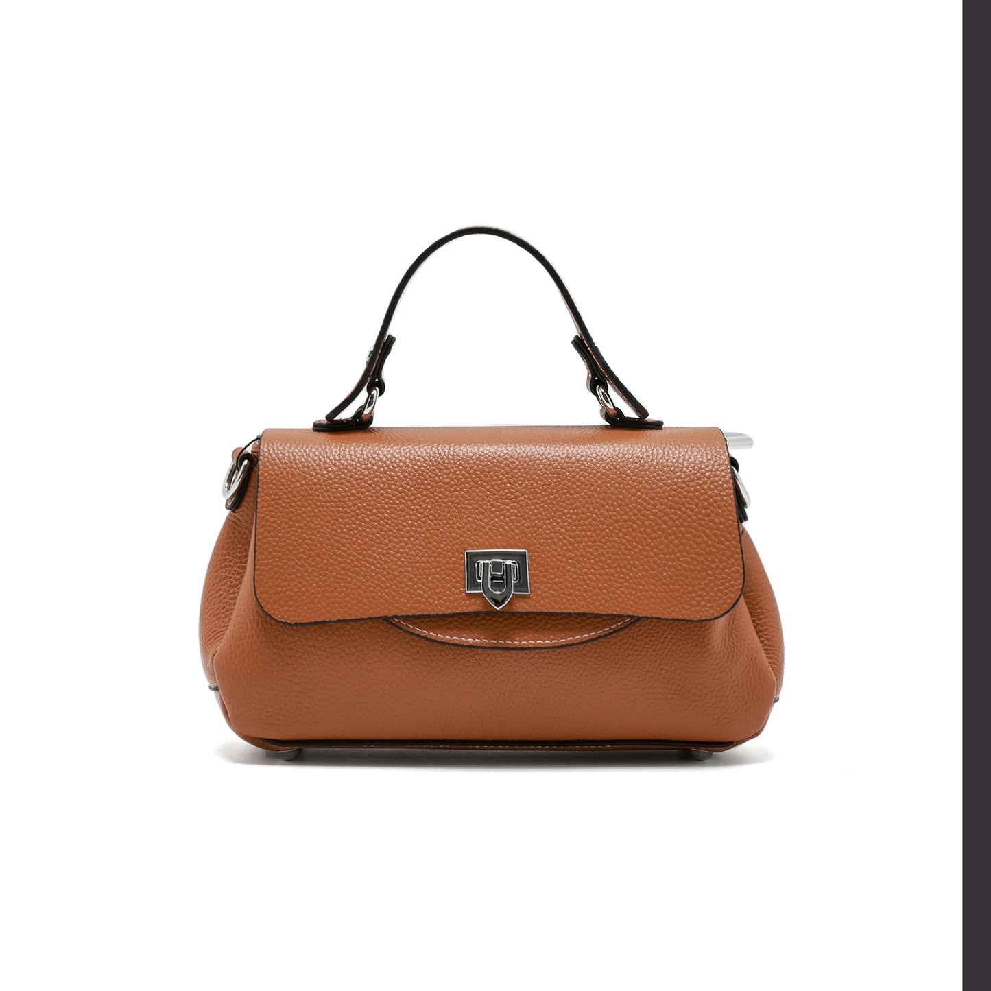 Mini Leather Top Handle Bag