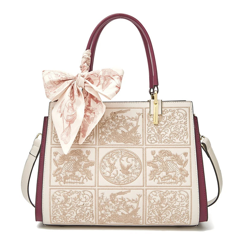 FOXER Office Leather Tote Bag