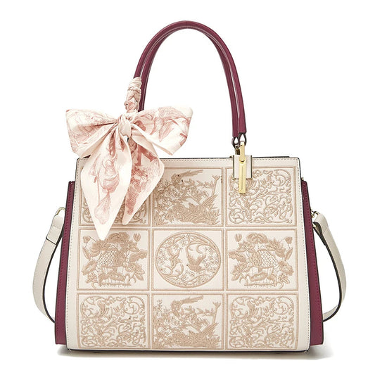 FOXER Office Leather Tote Bag