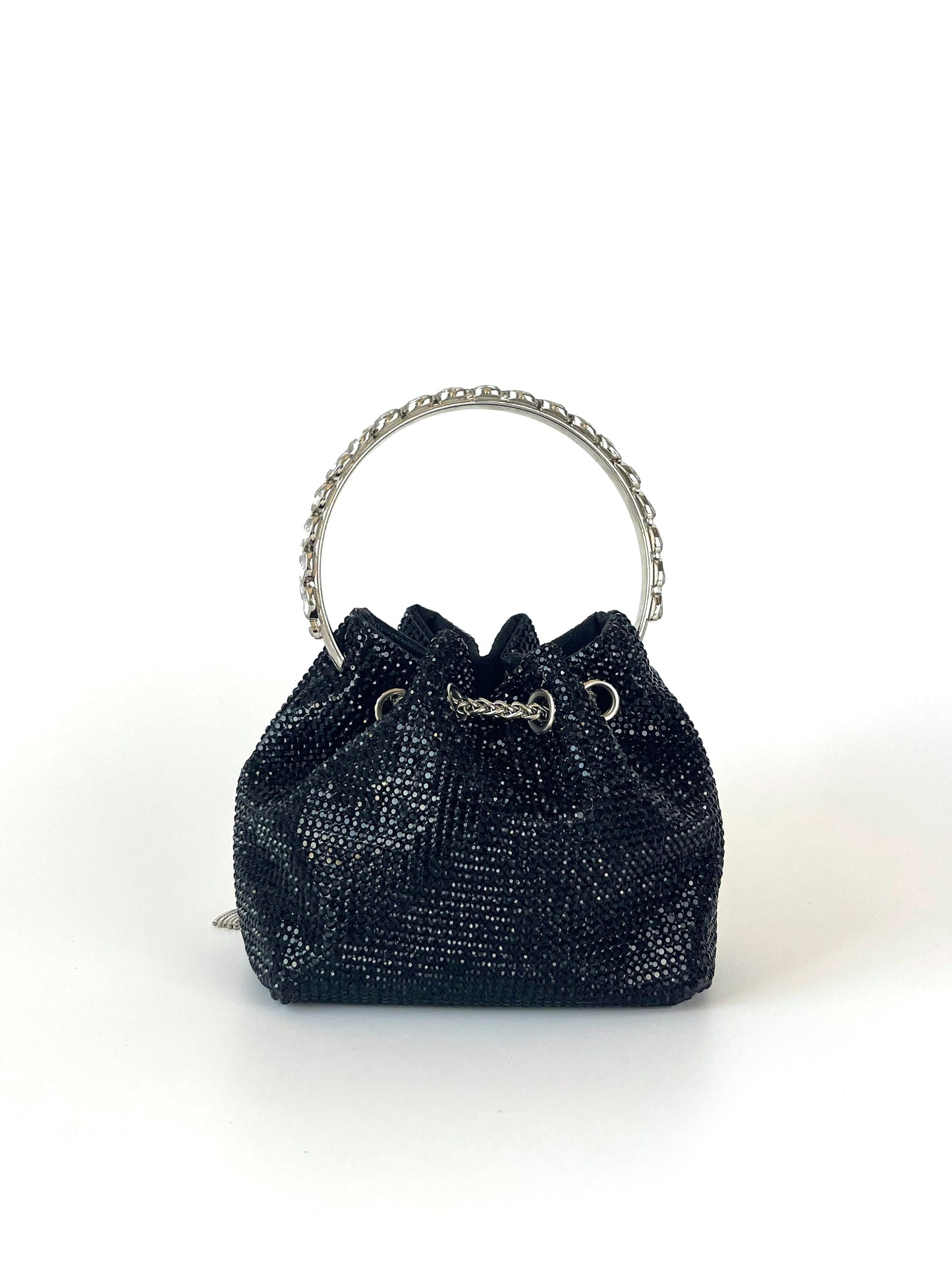 Luxury Rhinestone Evening Clutch Bag with Top Handle
