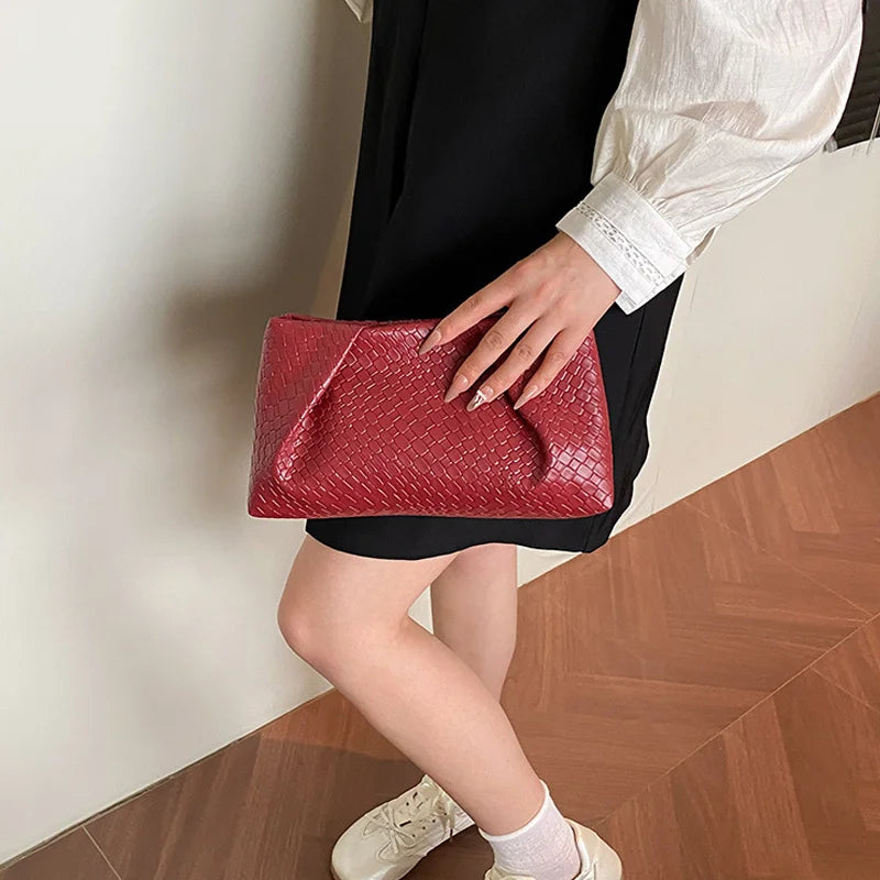 Retro Woven Tote Bag
