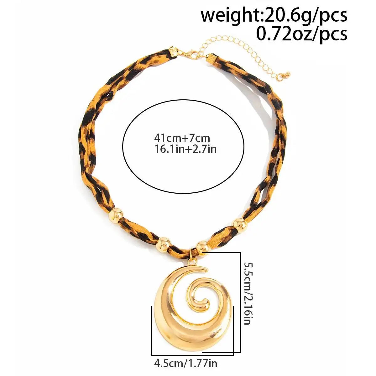 Geometric Gold Pendant Necklace