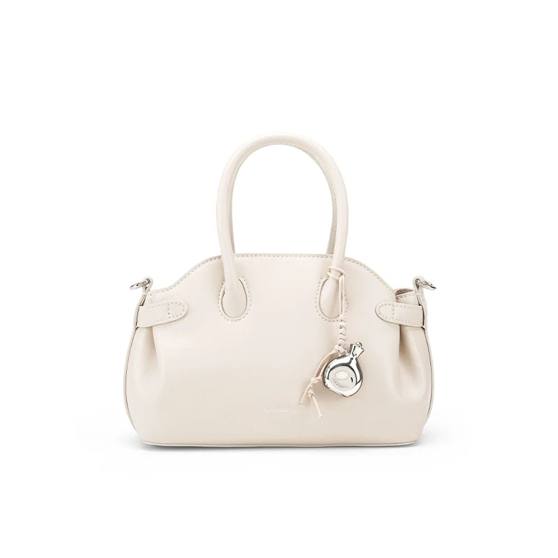 LA FESTIN Suede Boston Bag