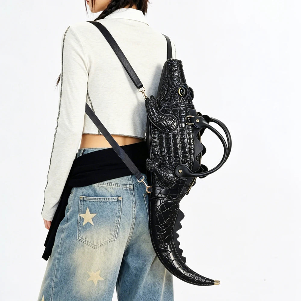 Handmade PU Leather Shoulder Bag