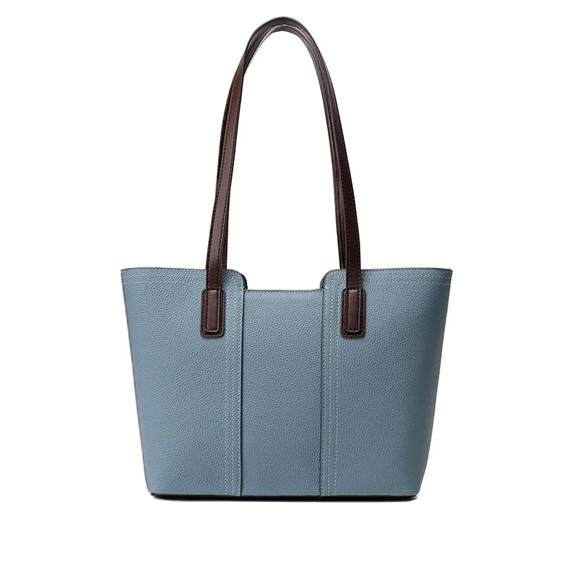 Zency Genuine Leather Large Work Tote Bag
